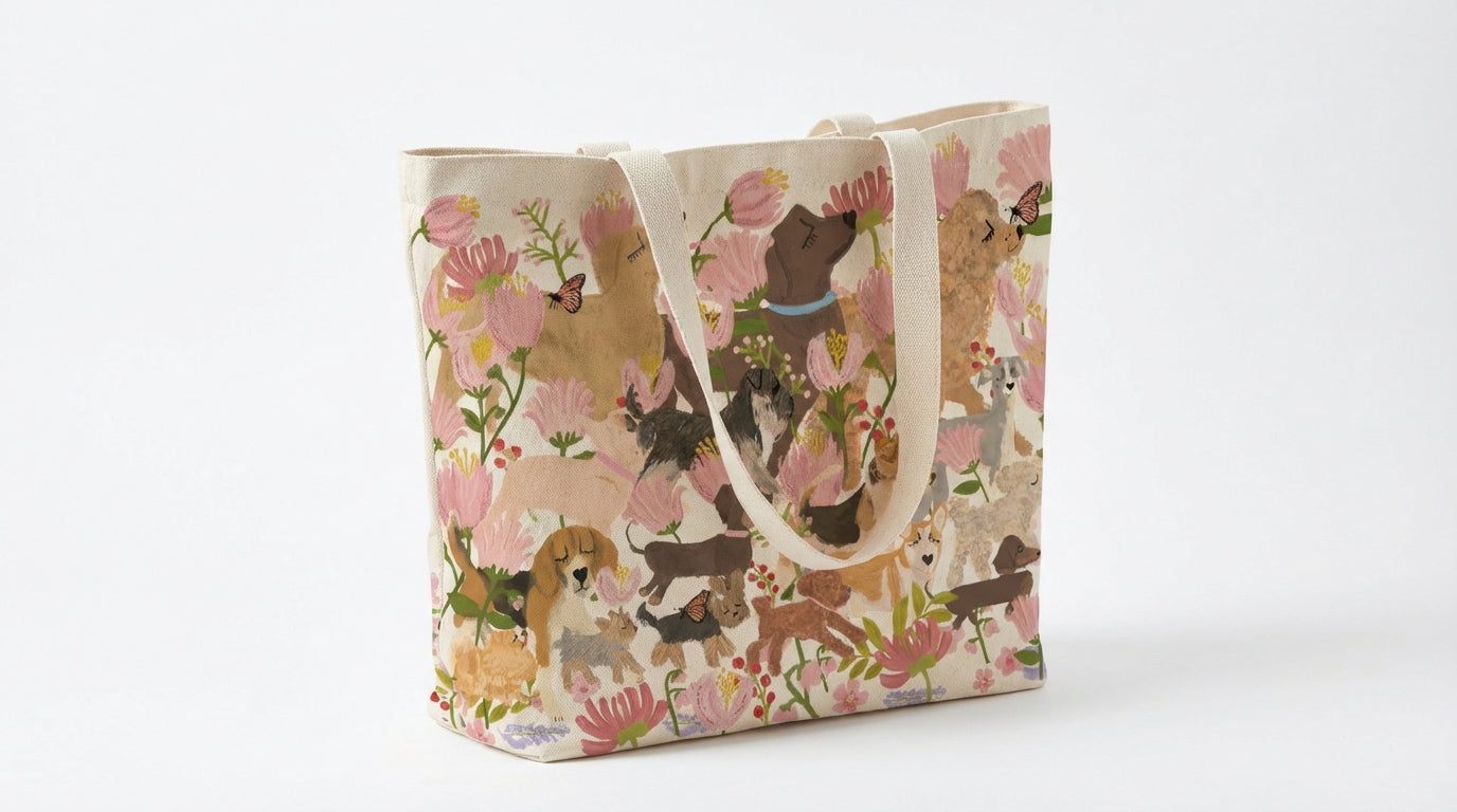 DOGS GARDEN TOTE BAG