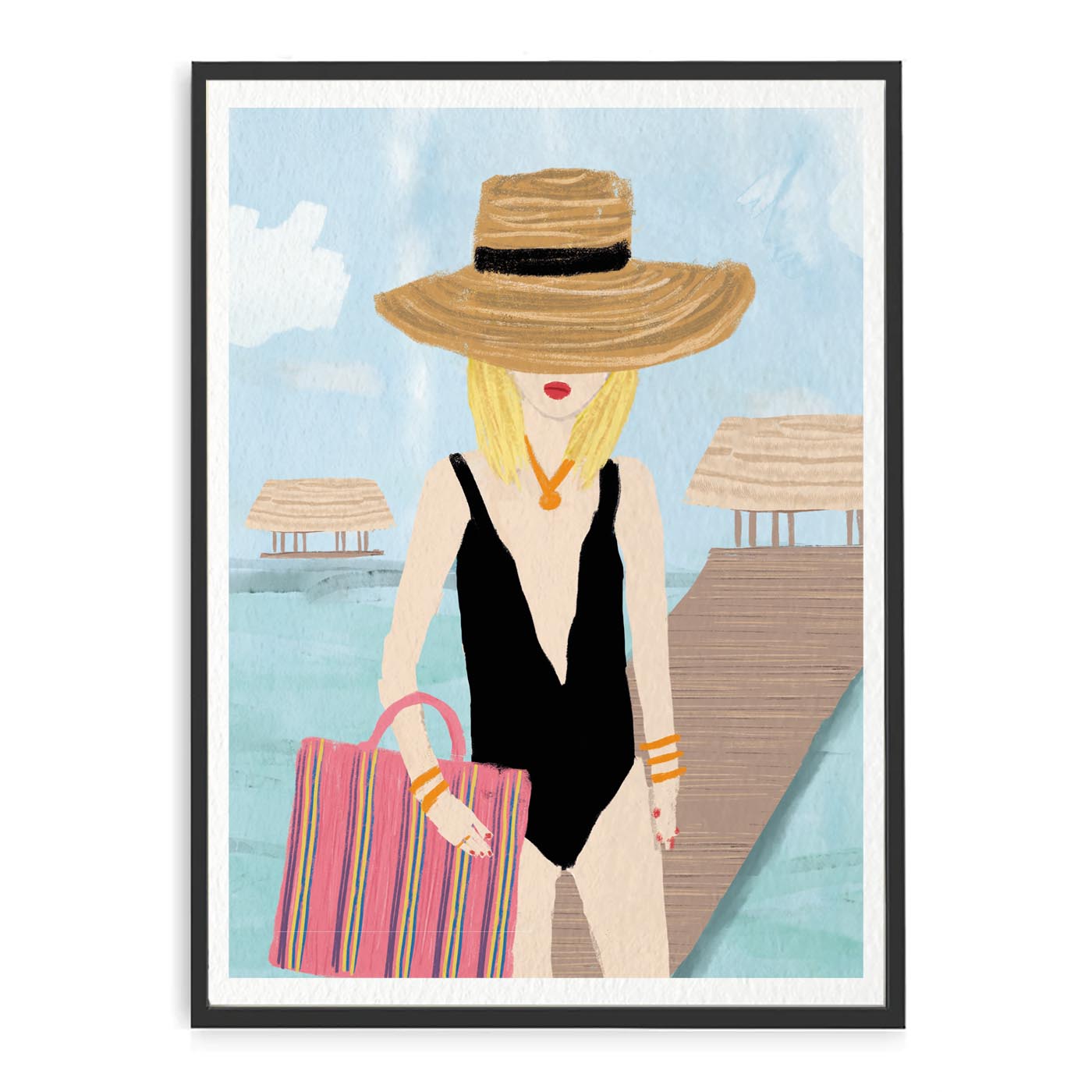 Holbox Mexico Elegance Art Print
