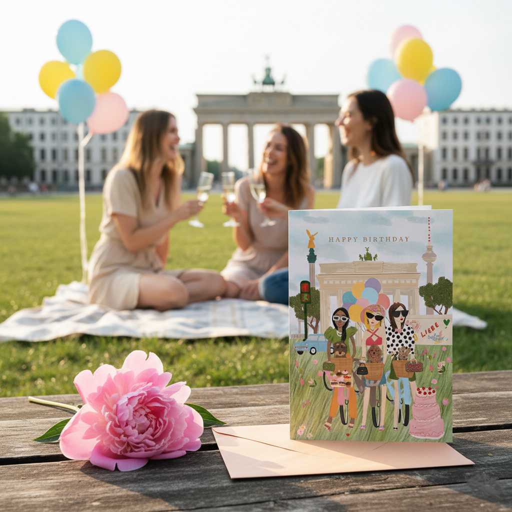 Happy Birthday Berlin Greeting Card