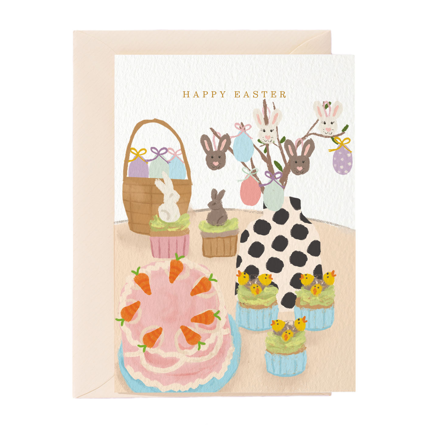 Frohe Ostern Grußkarte