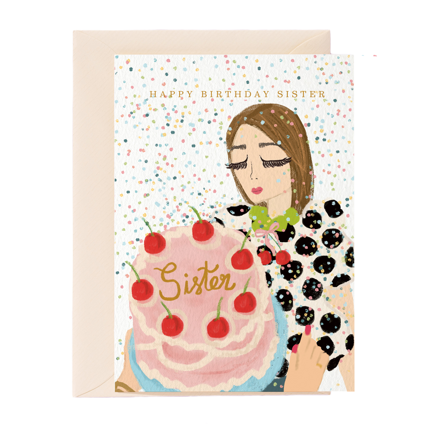 Alles Gute zum Geburtstag, Schwester Grußkarte