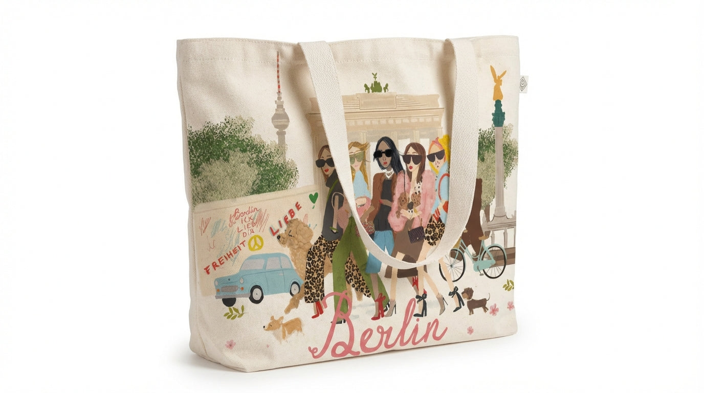 Berlin Girls Tote Bag