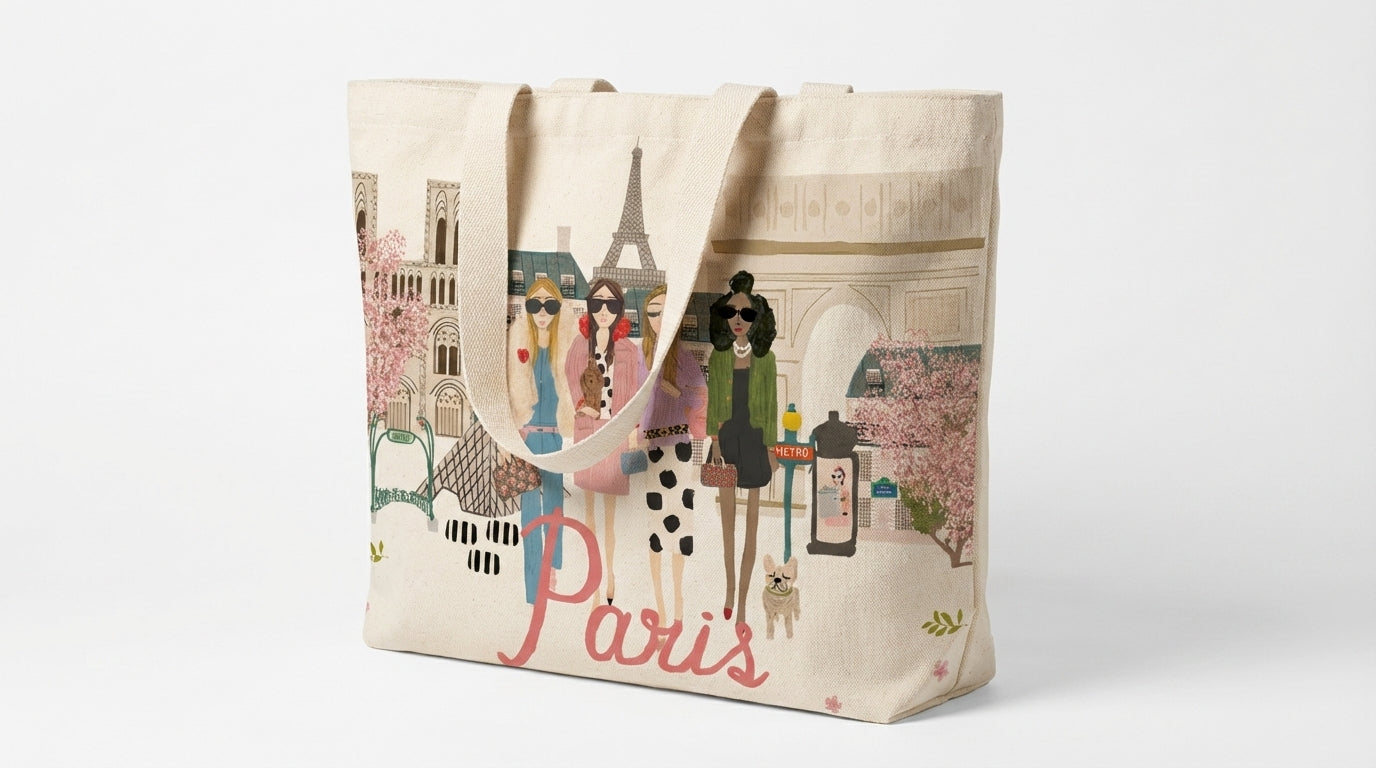 PARIS GIRLS TOTE BAG