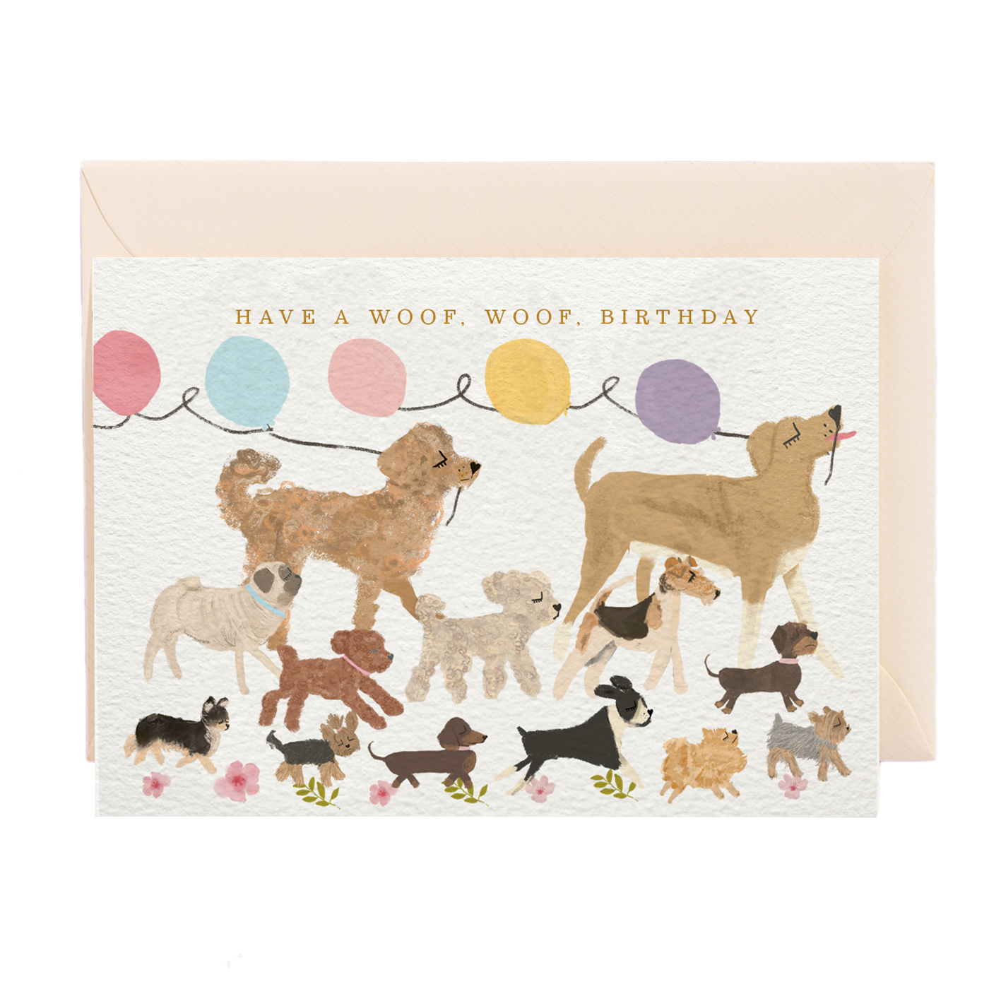 Have A Woof, Woof, Birthday Greeting Card