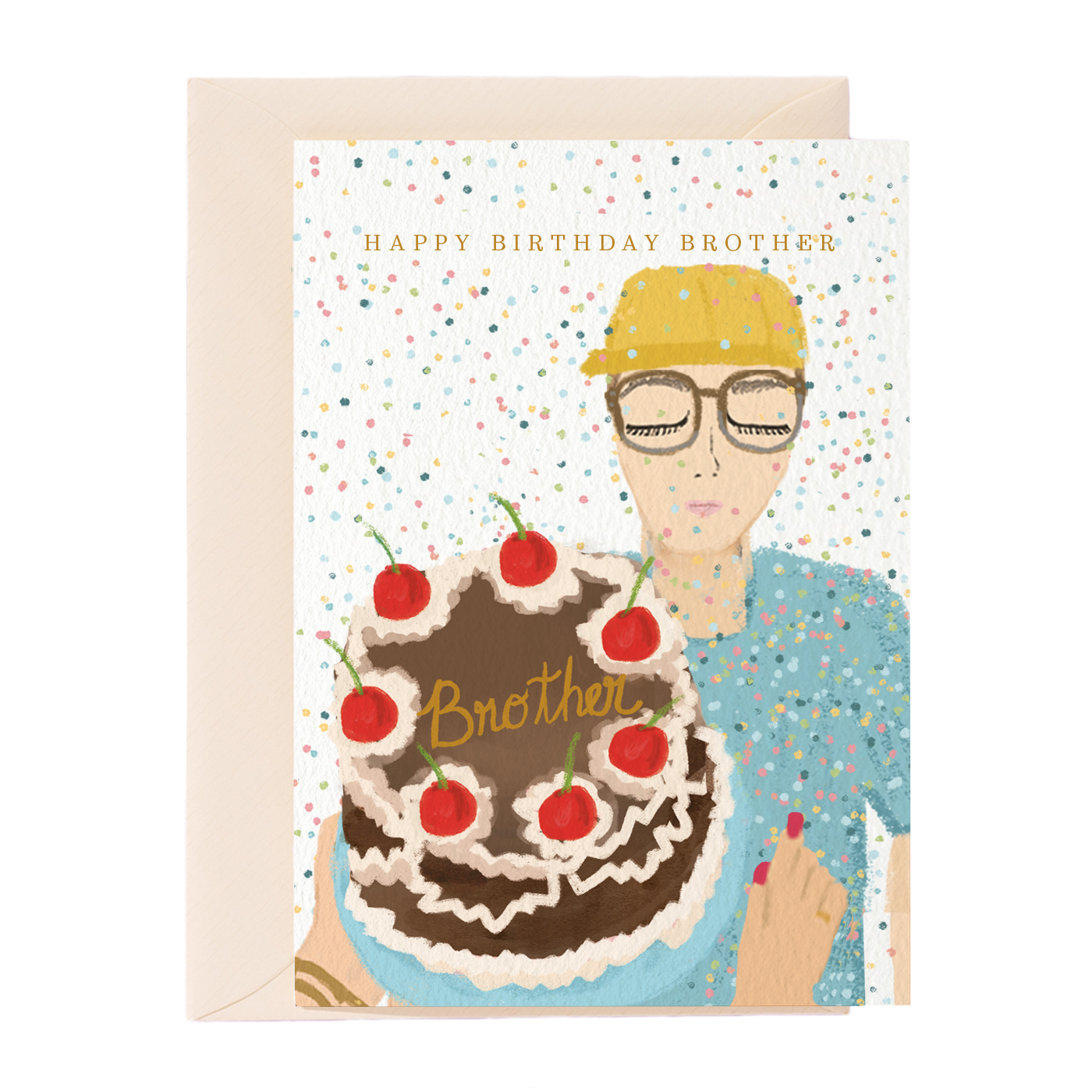 Alles Gute zum Geburtstag Bruder Grußkarte