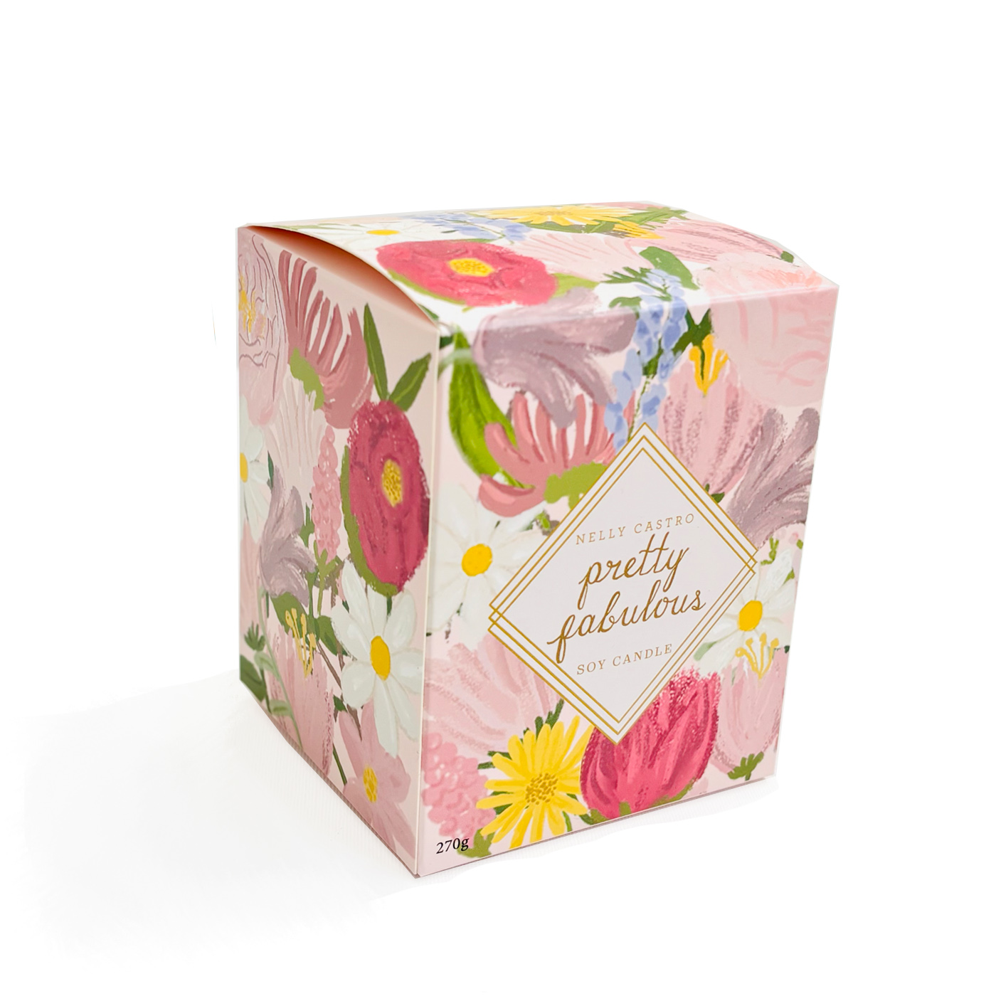 Pretty Fabulous Duftkerze von Nelly Castro - Luxuriöser Blumenduft