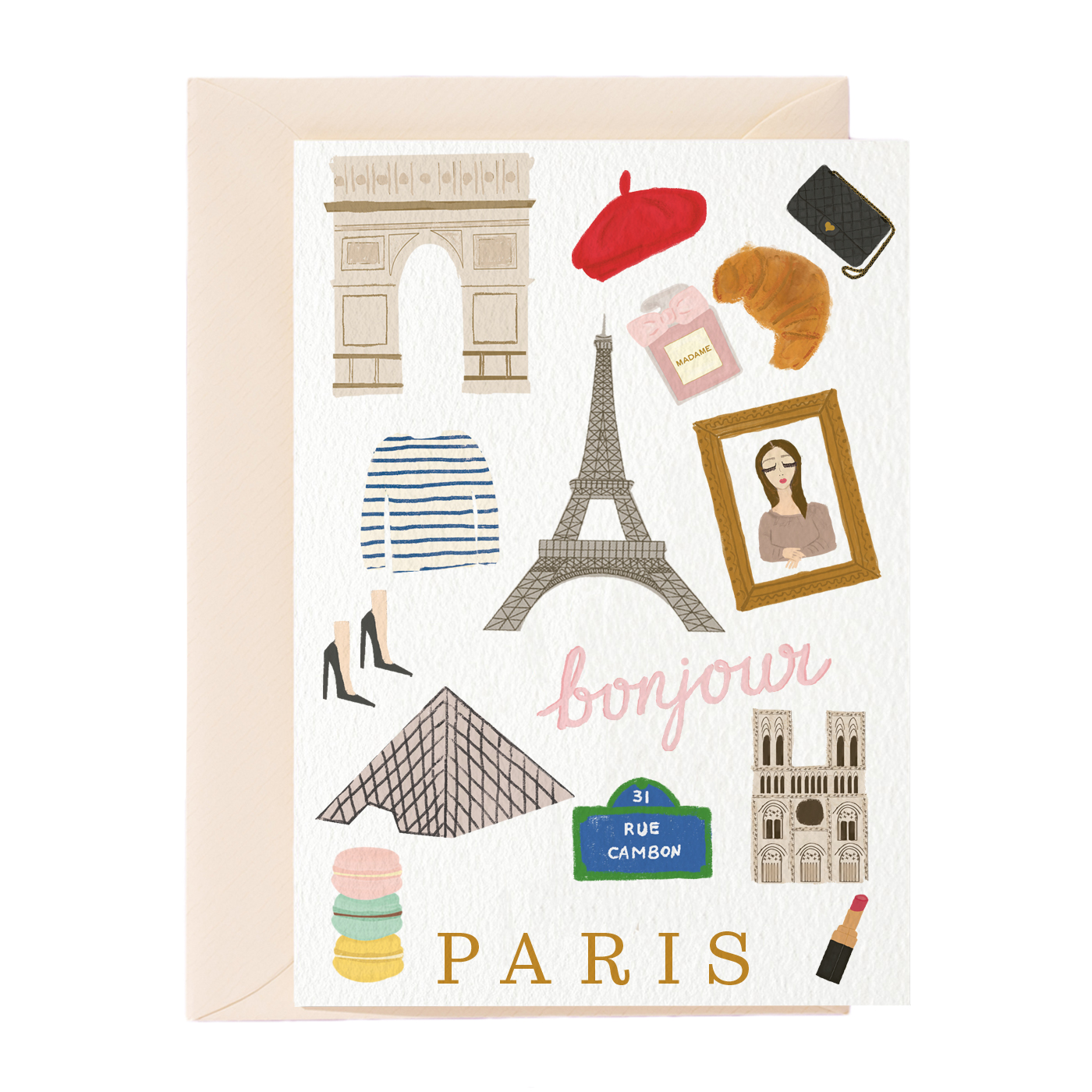 Paris Grußkarte