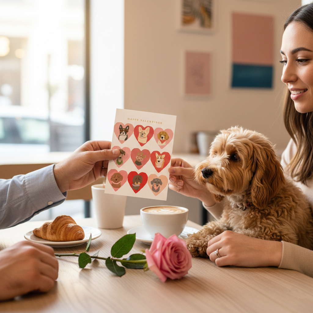 Dog Hearts Greeting Card