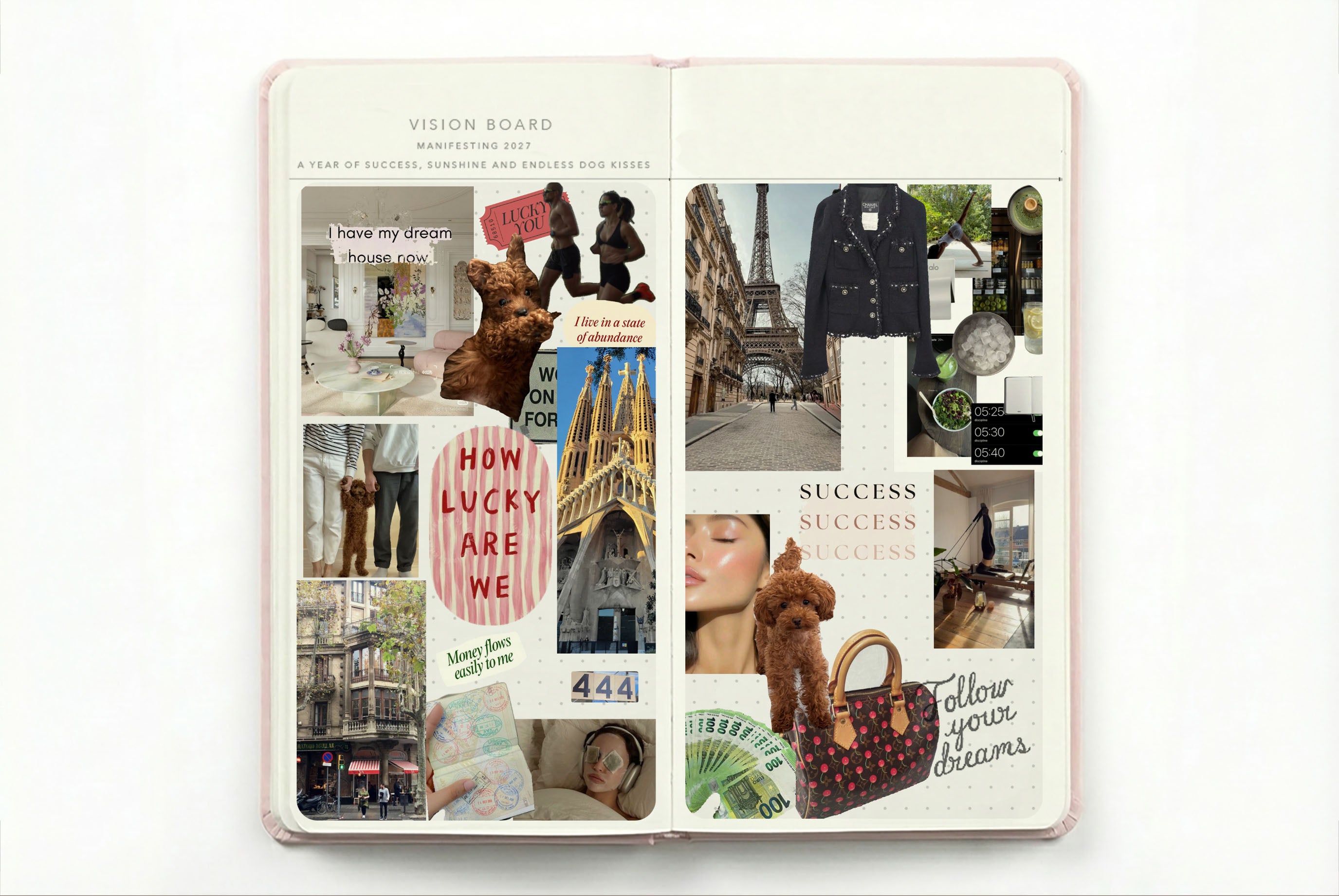 2027 Pocket Fashion and Dog Lovers Planner